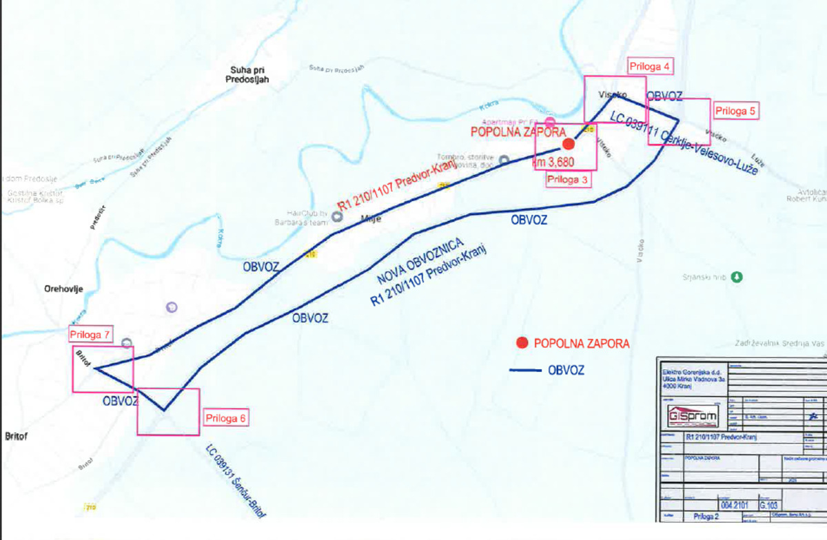 Popolna zapora R1 210 - sencur.si
