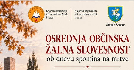 Osrednja občinska žalna slovesnost ob dnevu spomina na mrtve 2026